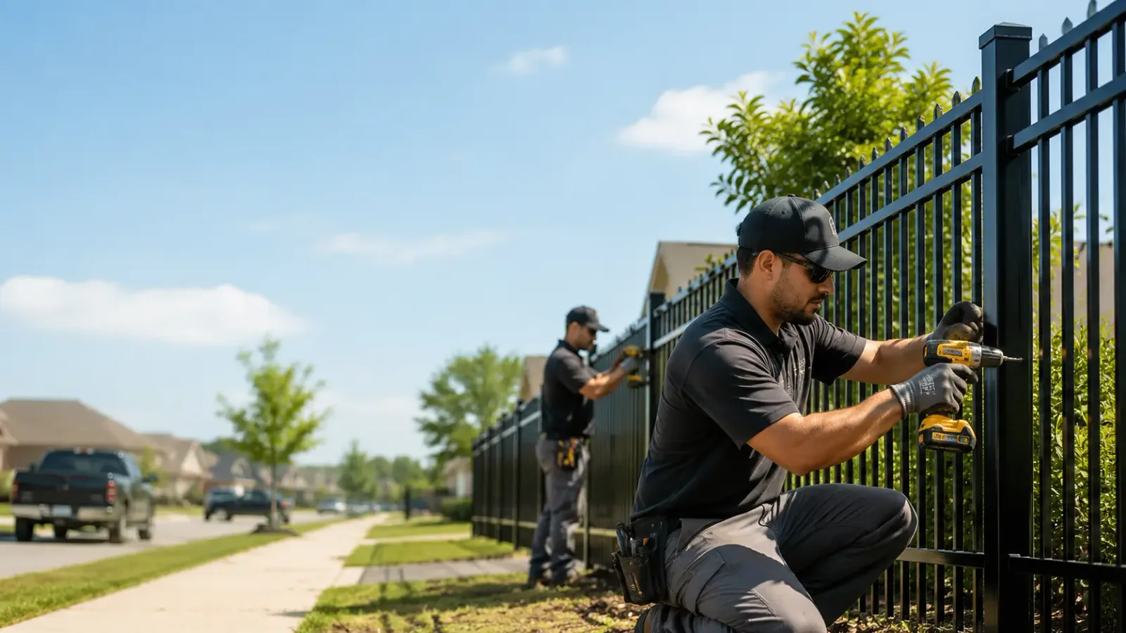 Metal Fence Installation in Cazenovia, NY